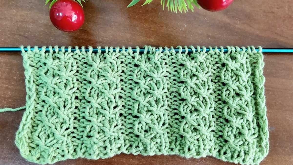 Knitting simple patterns