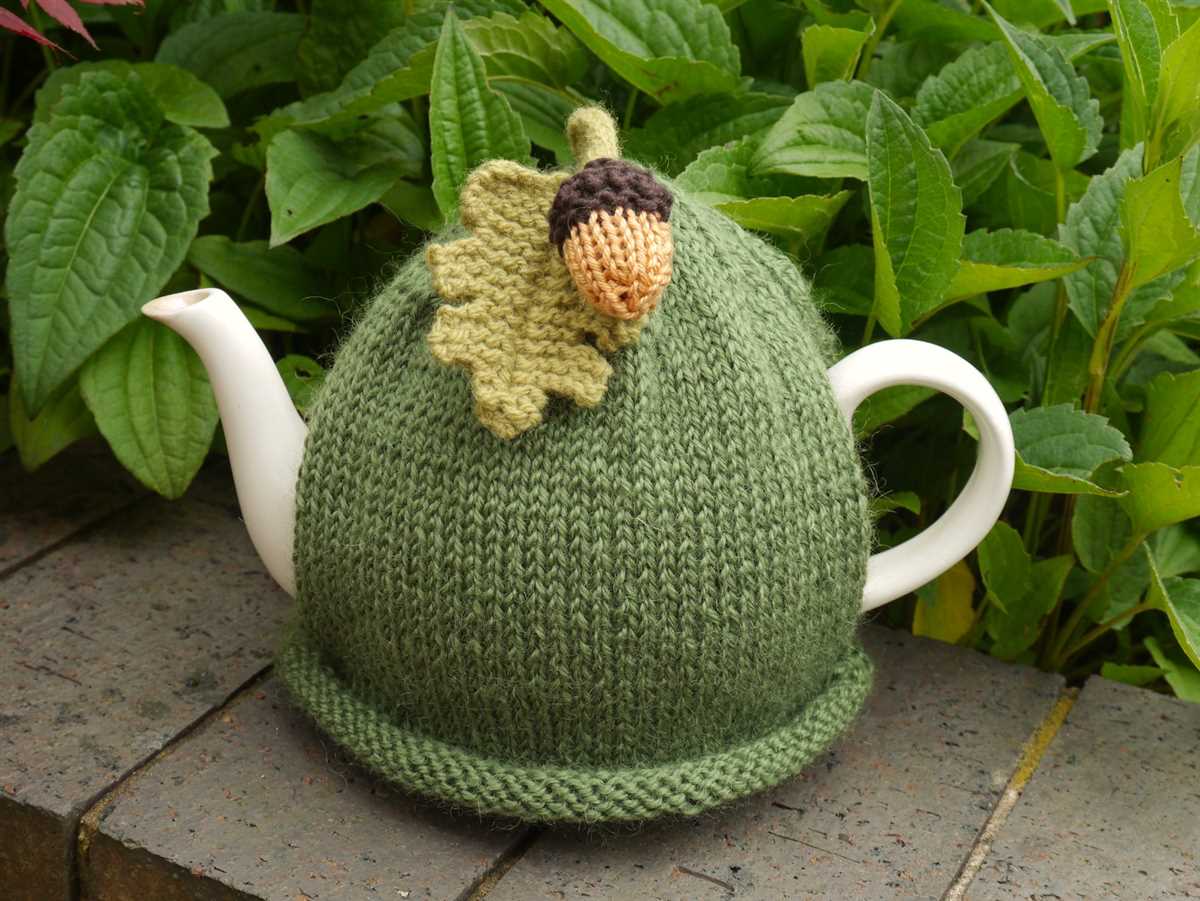 Knitted teapot cozy pattern