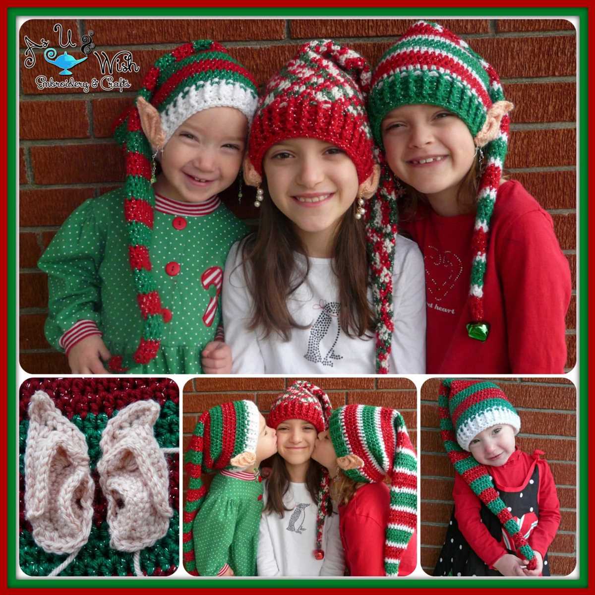 Knitted elf ears pattern