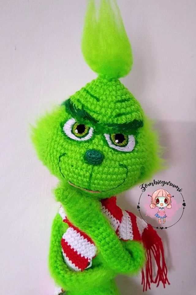 Knitting pattern for the grinch