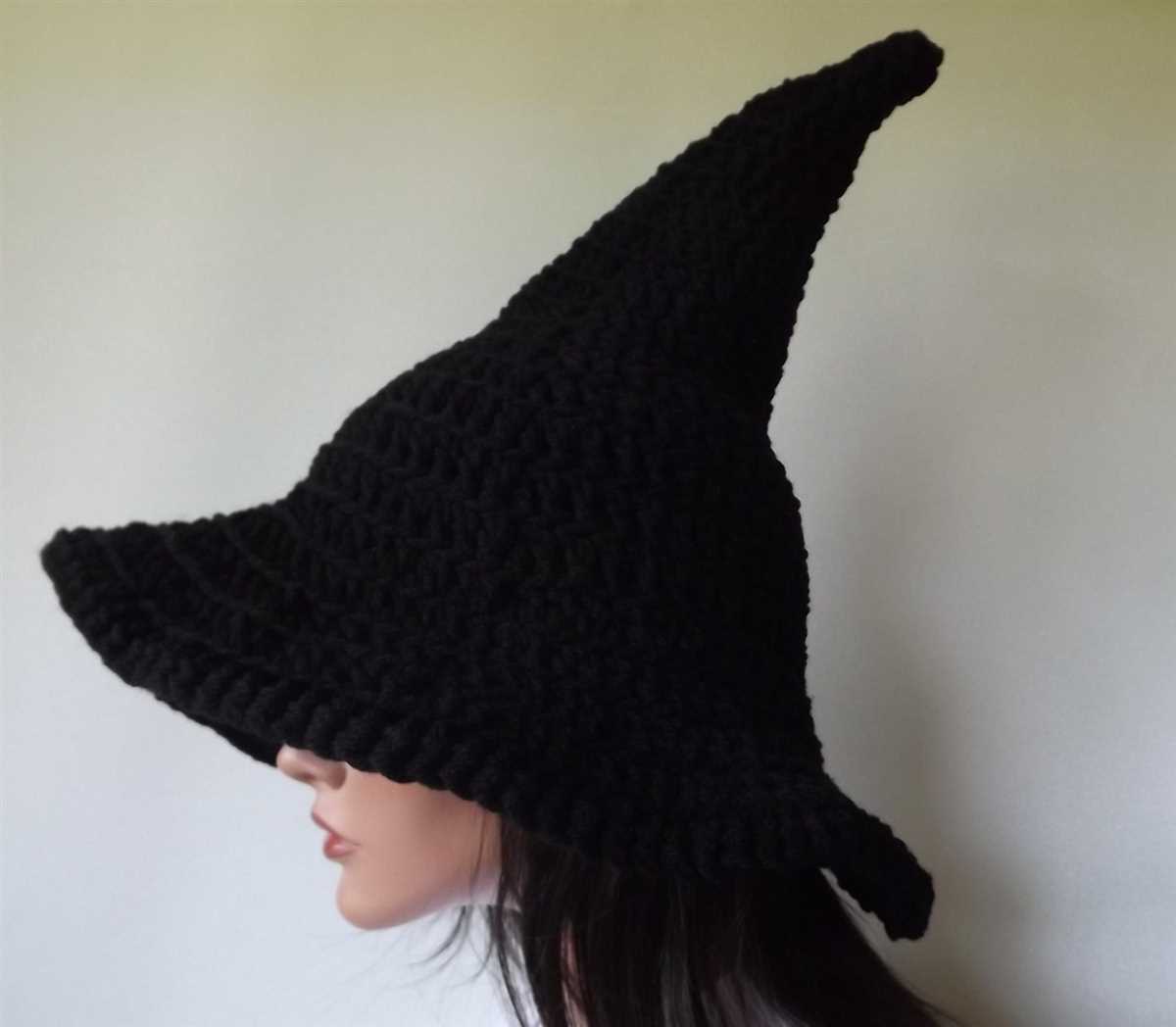 Knitted witch hat pattern free