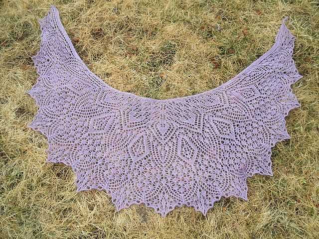 Beaded shawl knitting pattern