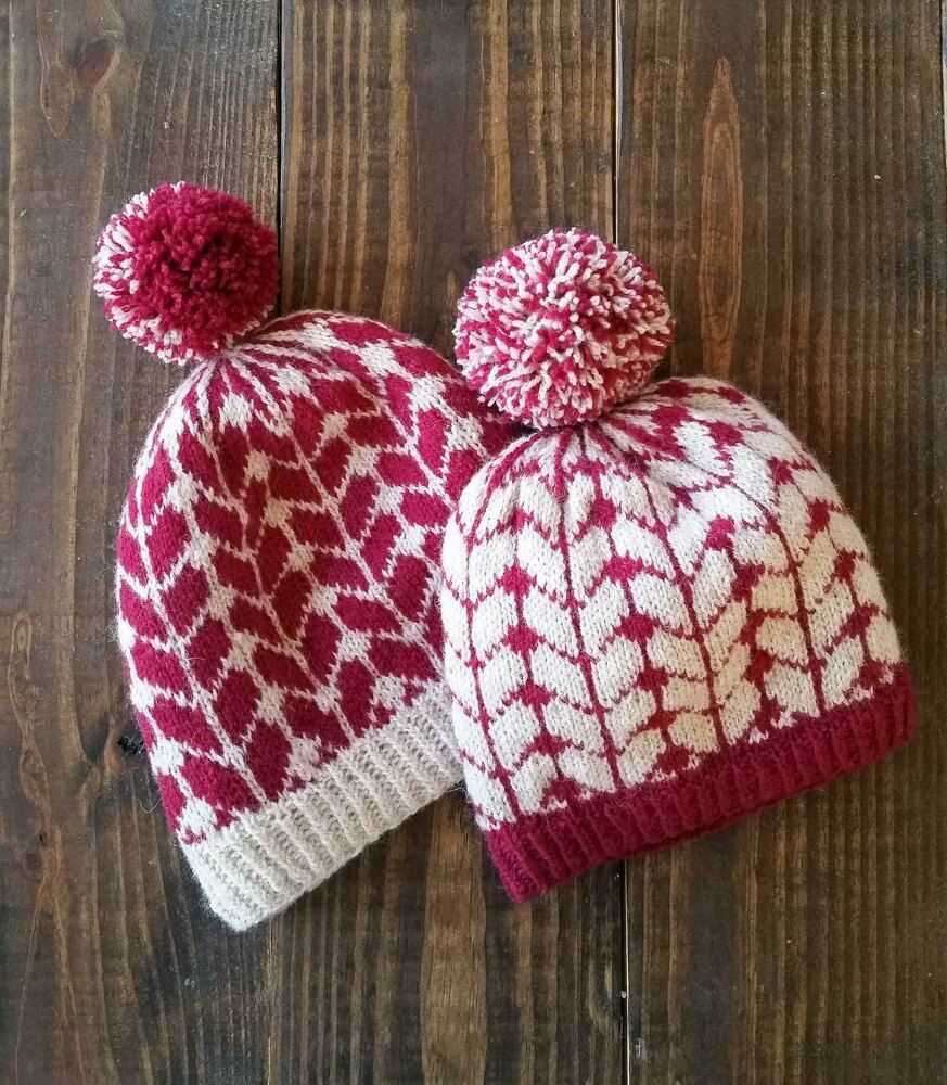 Beanie pattern knitting