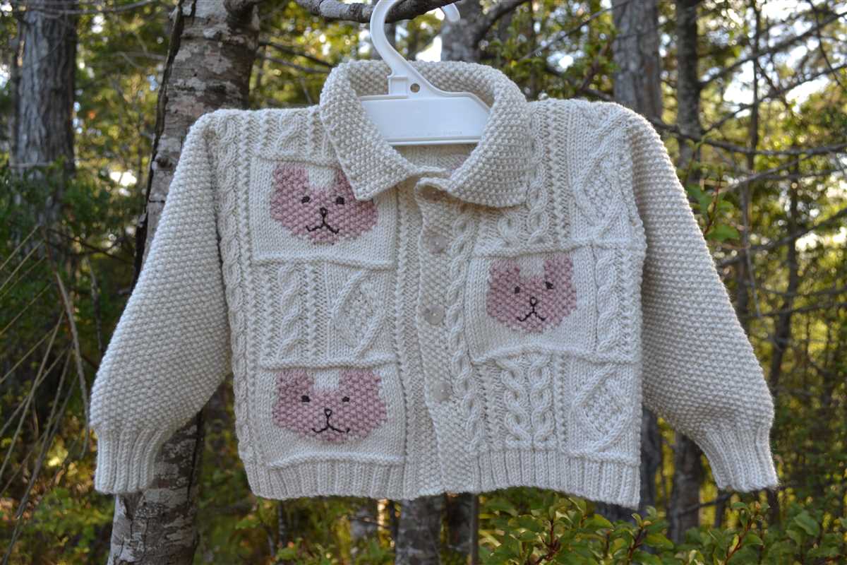 Bear sweater knitting pattern