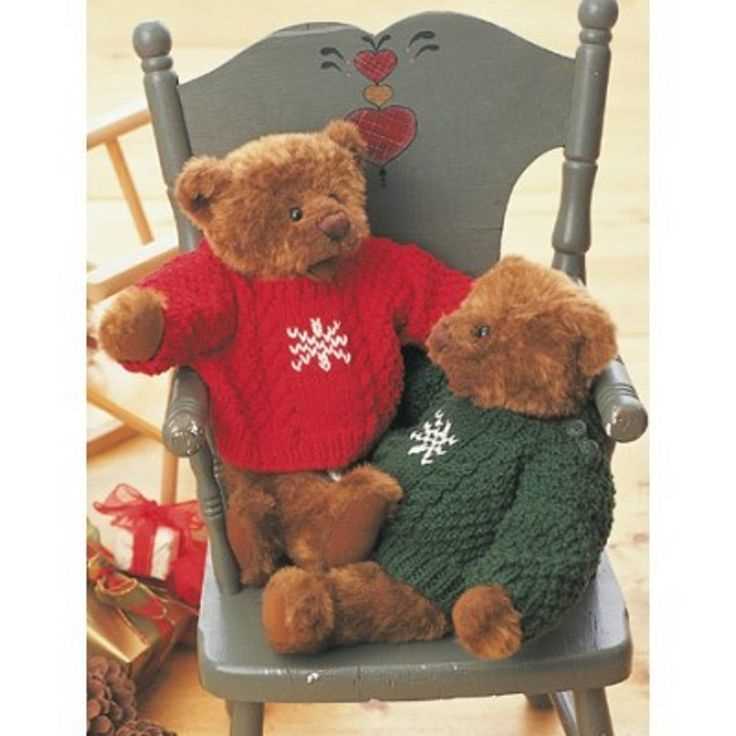 Bear sweater knitting pattern