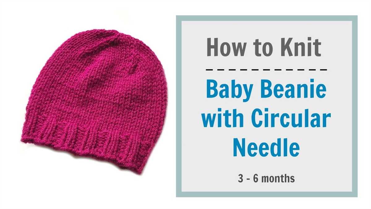 Beginner knit hat pattern straight needles