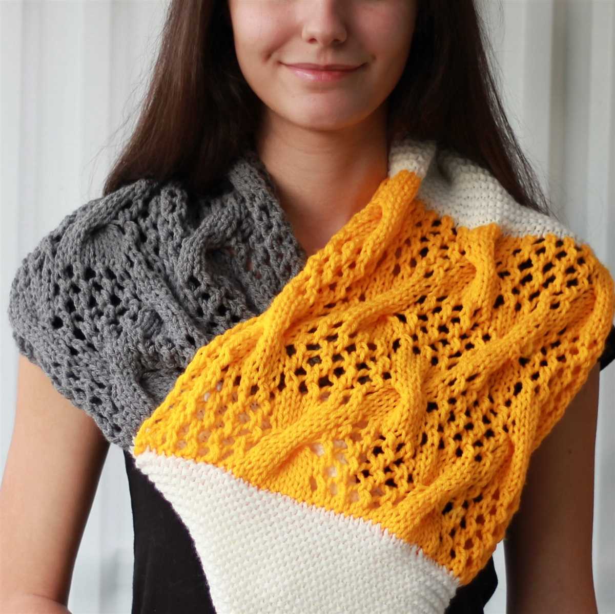 Beginner knitting cowl pattern