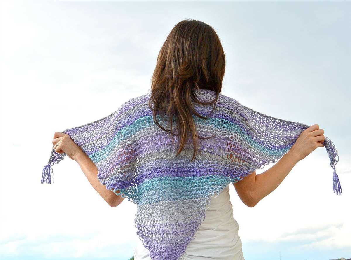 Beginner knit shawl pattern free