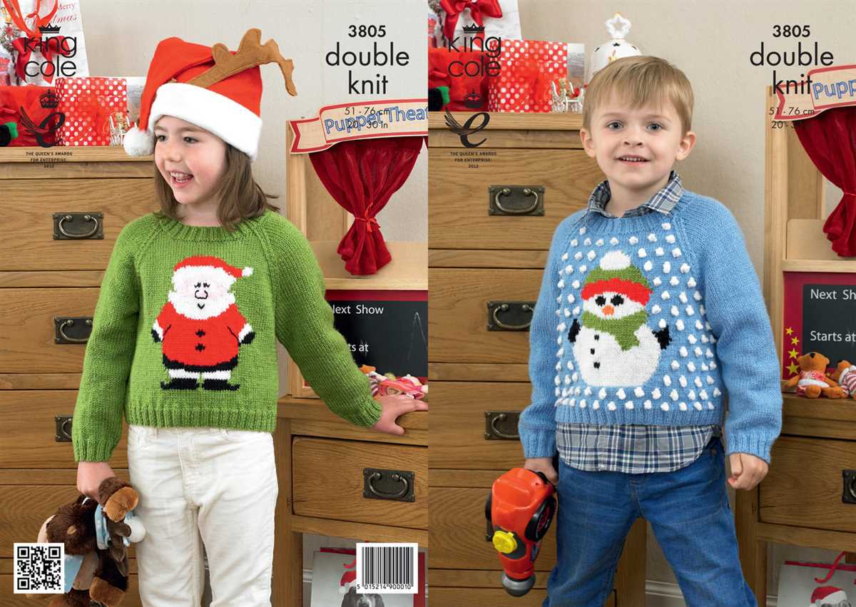 Children's christmas sweater knitting patterns