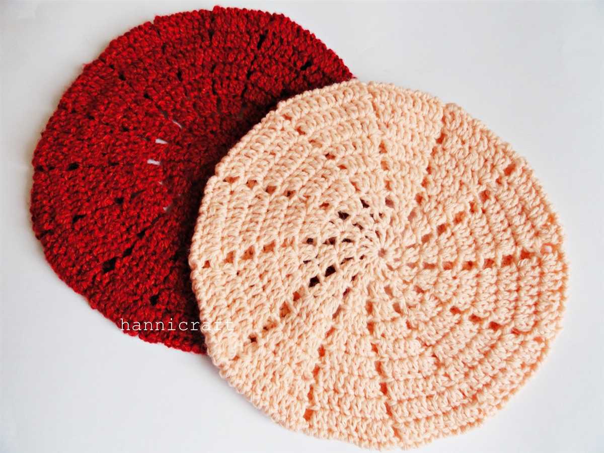 Beret knitting pattern easy free