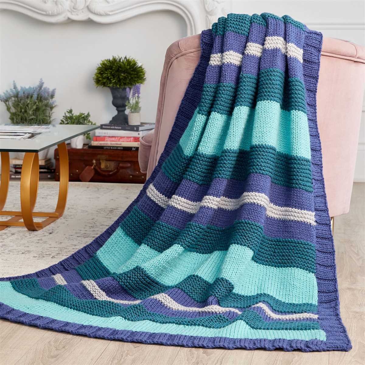 Bernat baby blanket yarn patterns knit