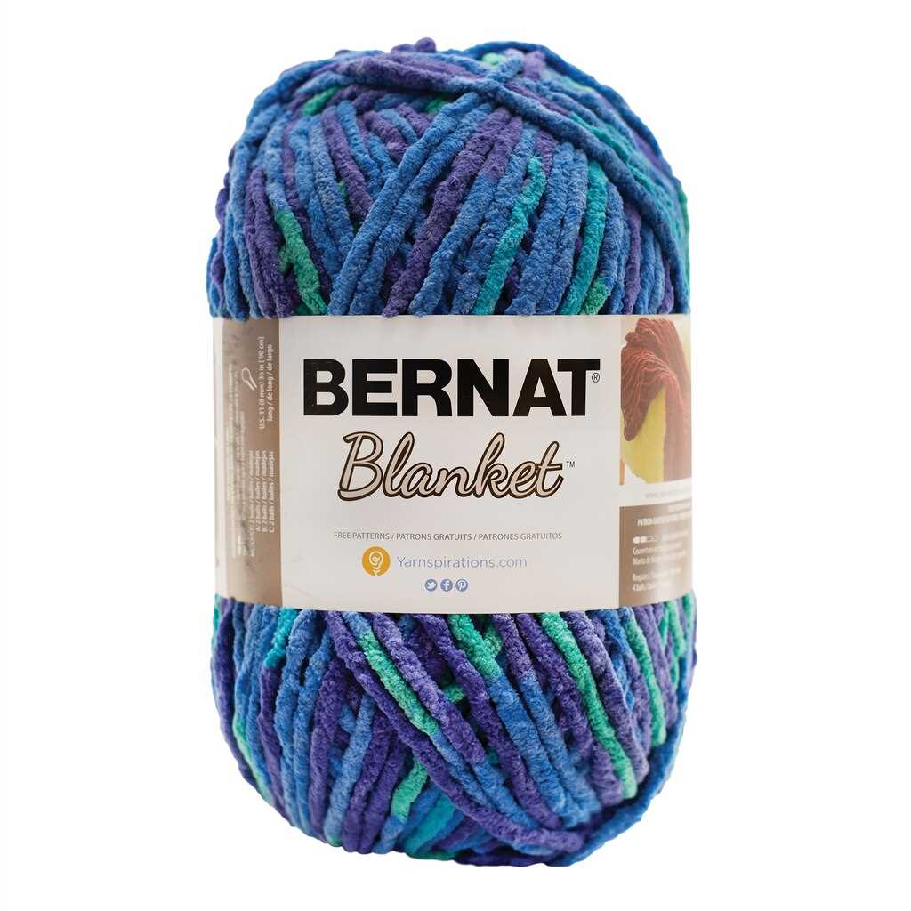 Bernat blanket yarn knit patterns for beginners