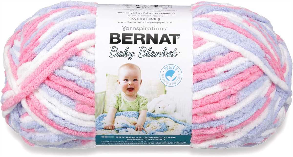 Bernat baby blanket yarn patterns knit