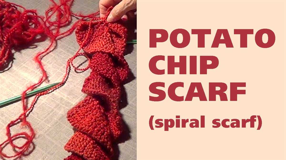 Spiral scarf knitting pattern free