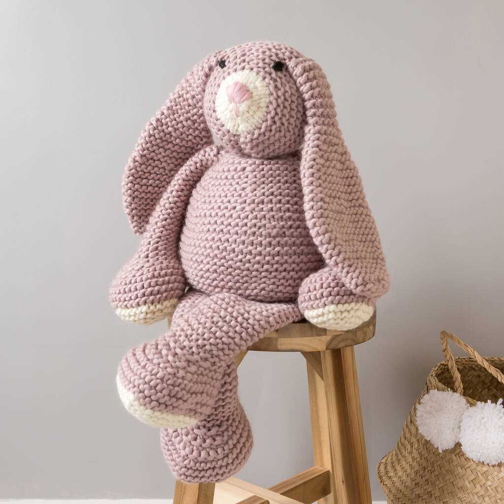 Giant arm knit bunny pattern