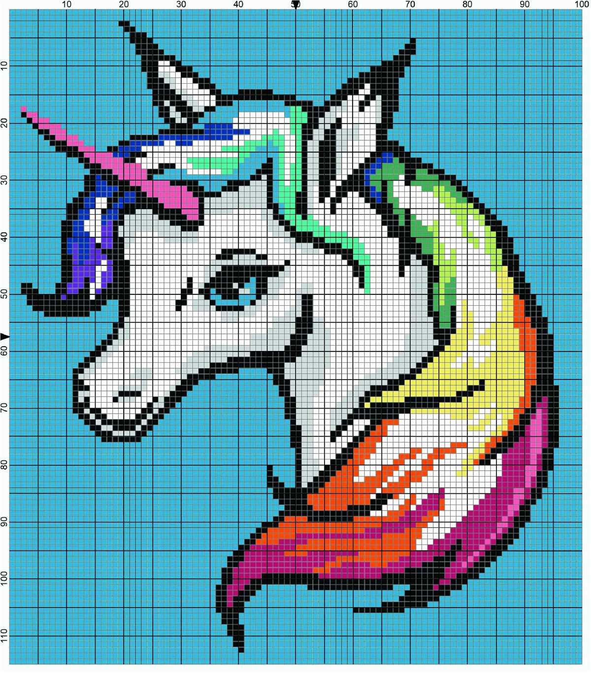 Unicorn blanket knitting pattern free