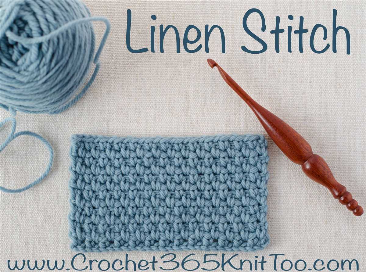 Knitting linen stitch pattern