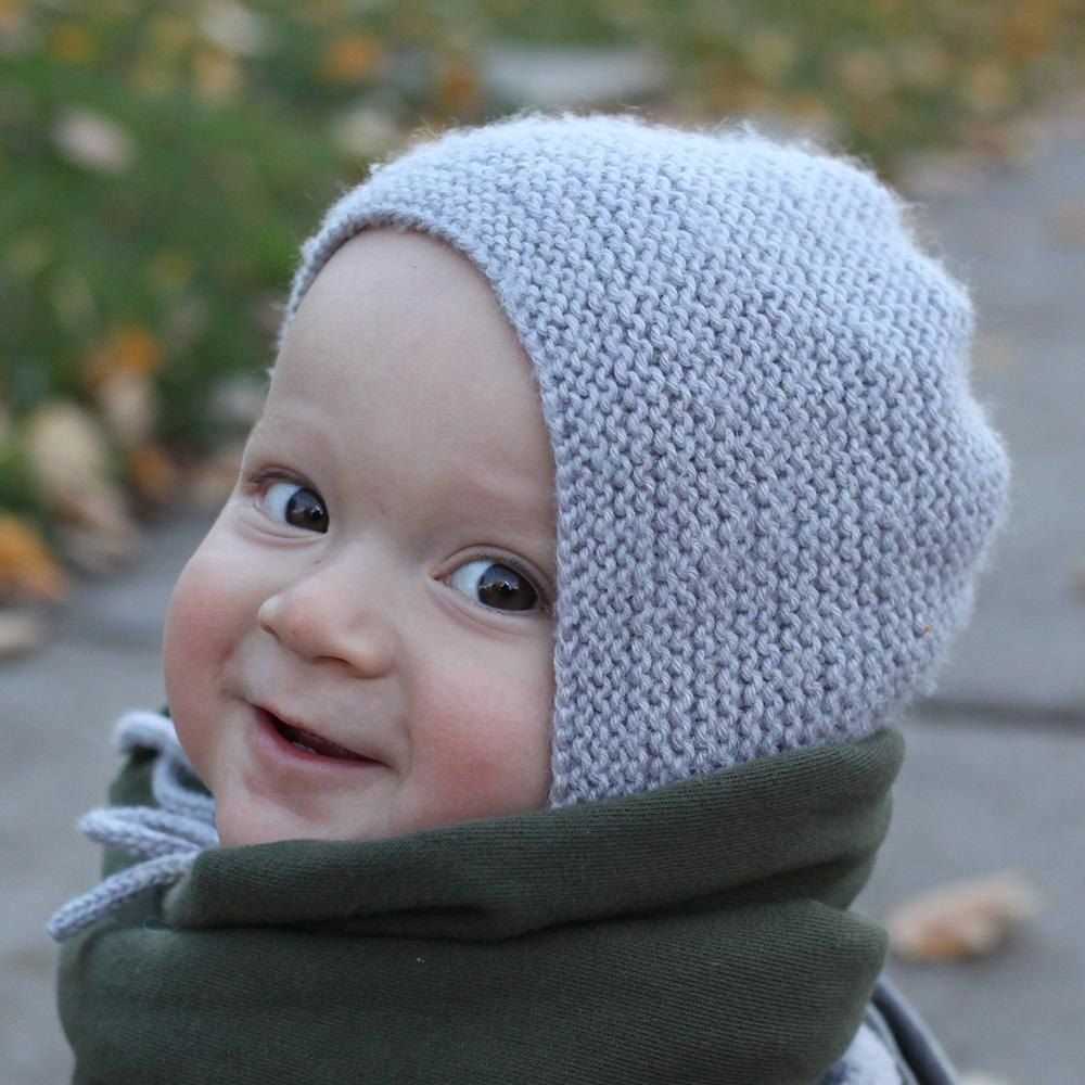 Baby bonnet knitting pattern