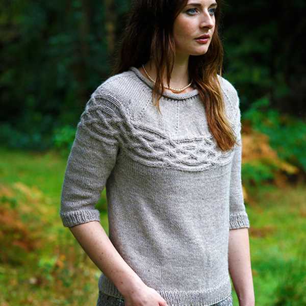 Free easy knit pullover sweater pattern