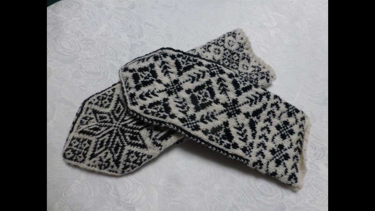 Free norwegian mitten knitting patterns