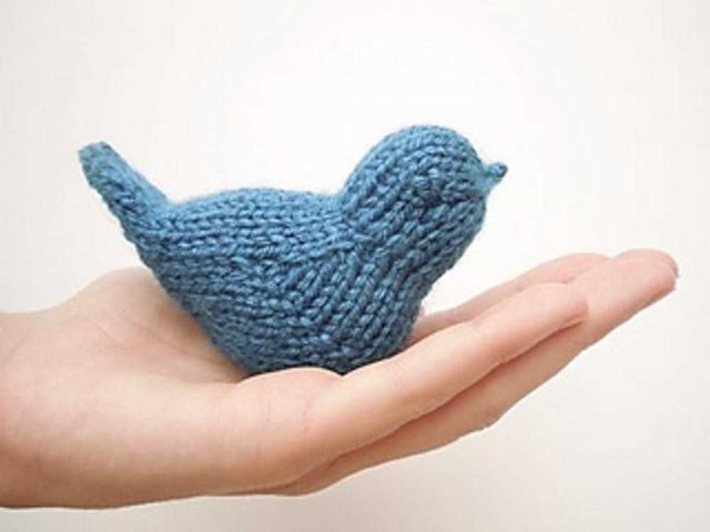 Bluebird of happiness knitting pattern