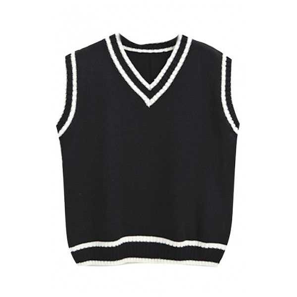 V neck vest knit pattern