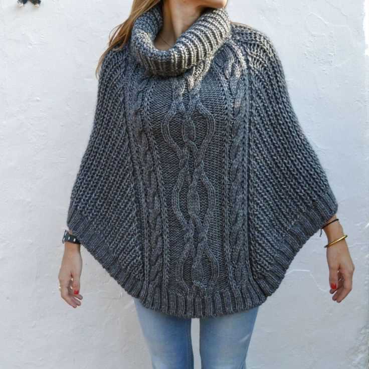 Poncho knitting pattern