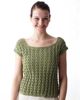 Boat neck knit top pattern