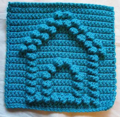 Bobble blanket knitting pattern