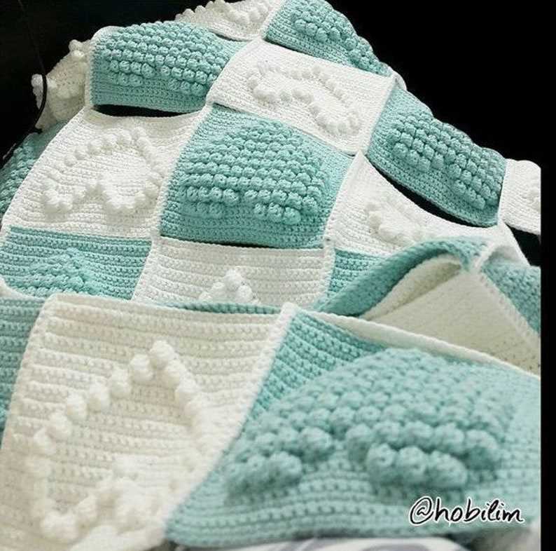 Bobble blanket knitting pattern