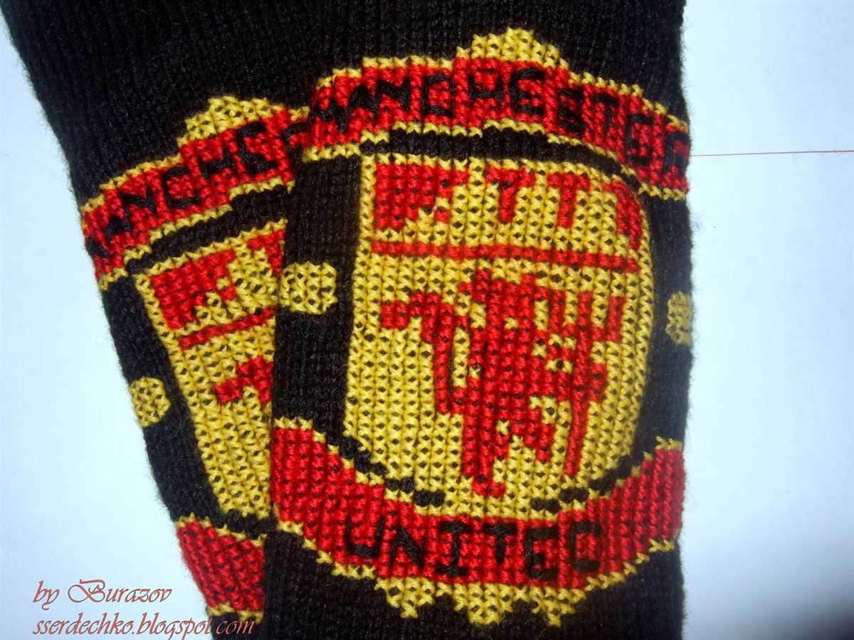 Manchester united knitting pattern