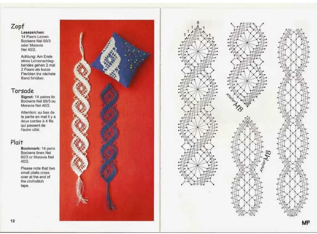 Bookmark knitting pattern