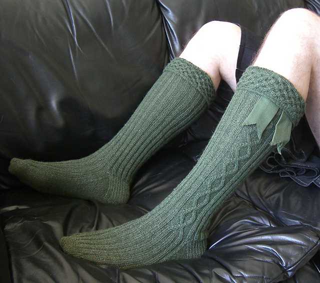 Boot sock knitting pattern