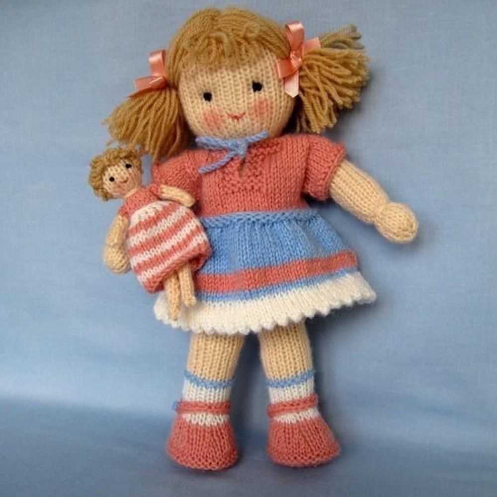 Free knitted doll patterns in english