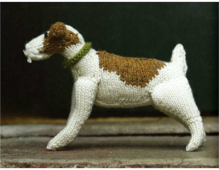 Boxer dog knitting pattern