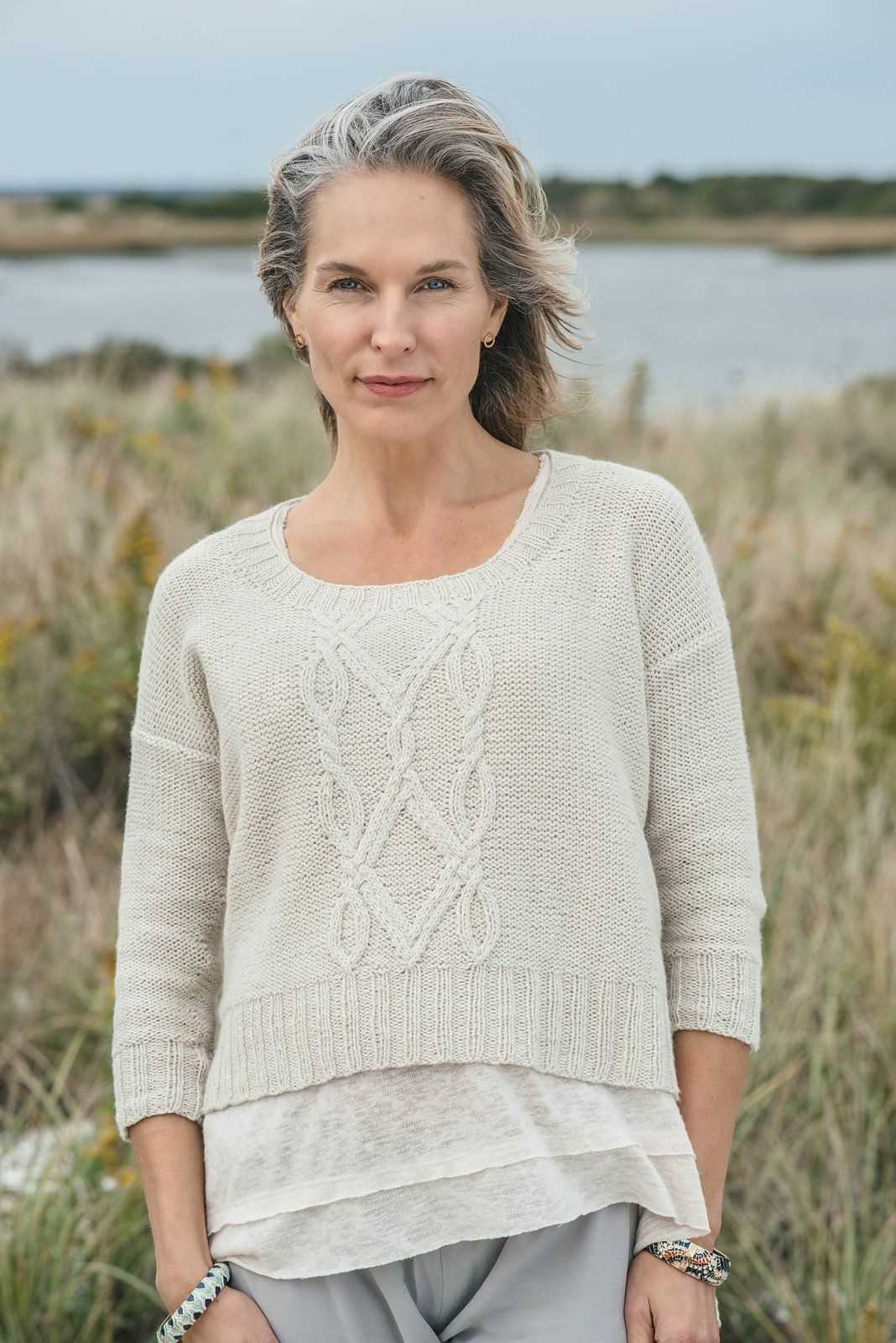 Boxy sweater knitting pattern