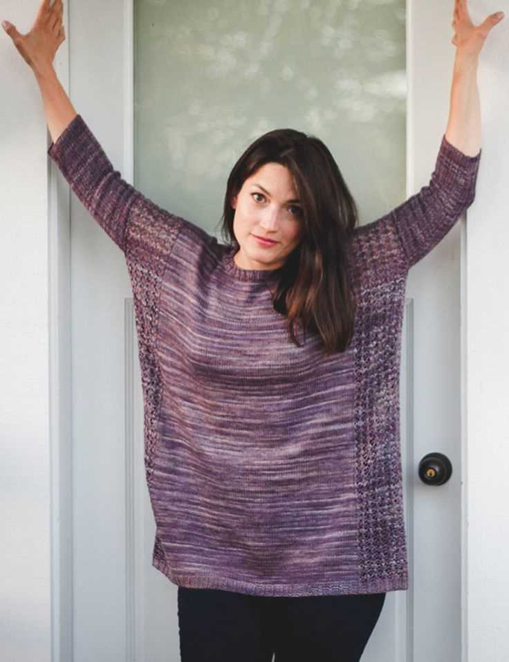 Boxy sweater knitting pattern