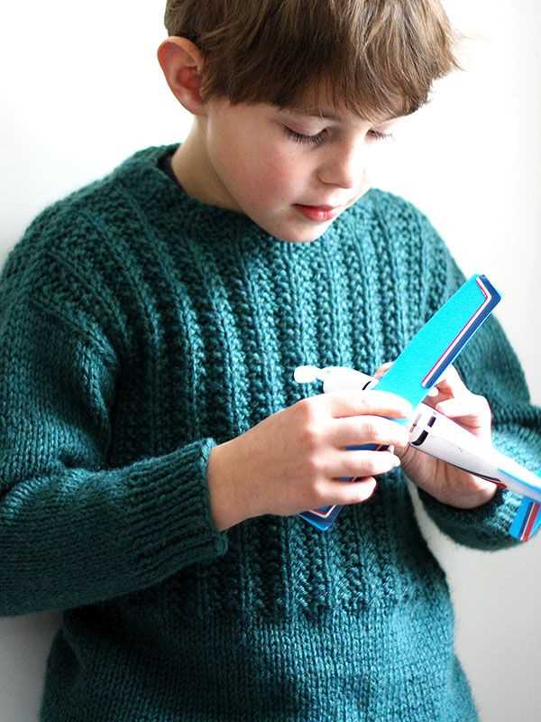 Boy sweater knitting pattern free