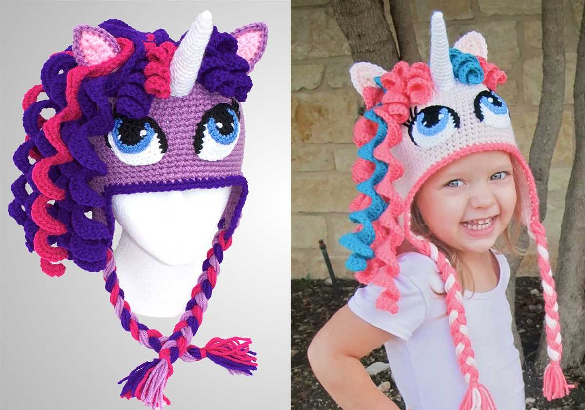 Unicorn hat knitting pattern