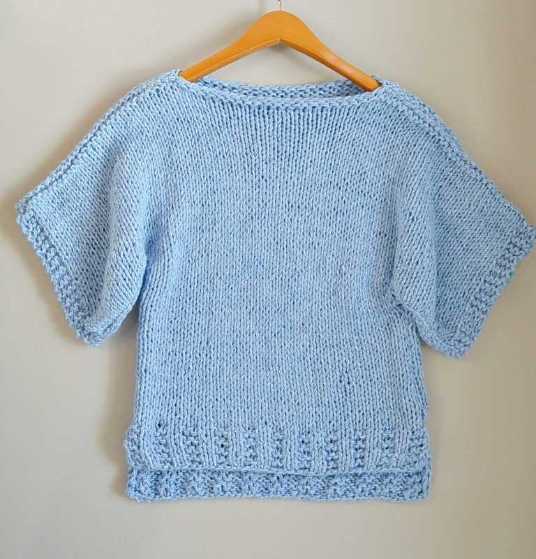 T-shirt knitting pattern