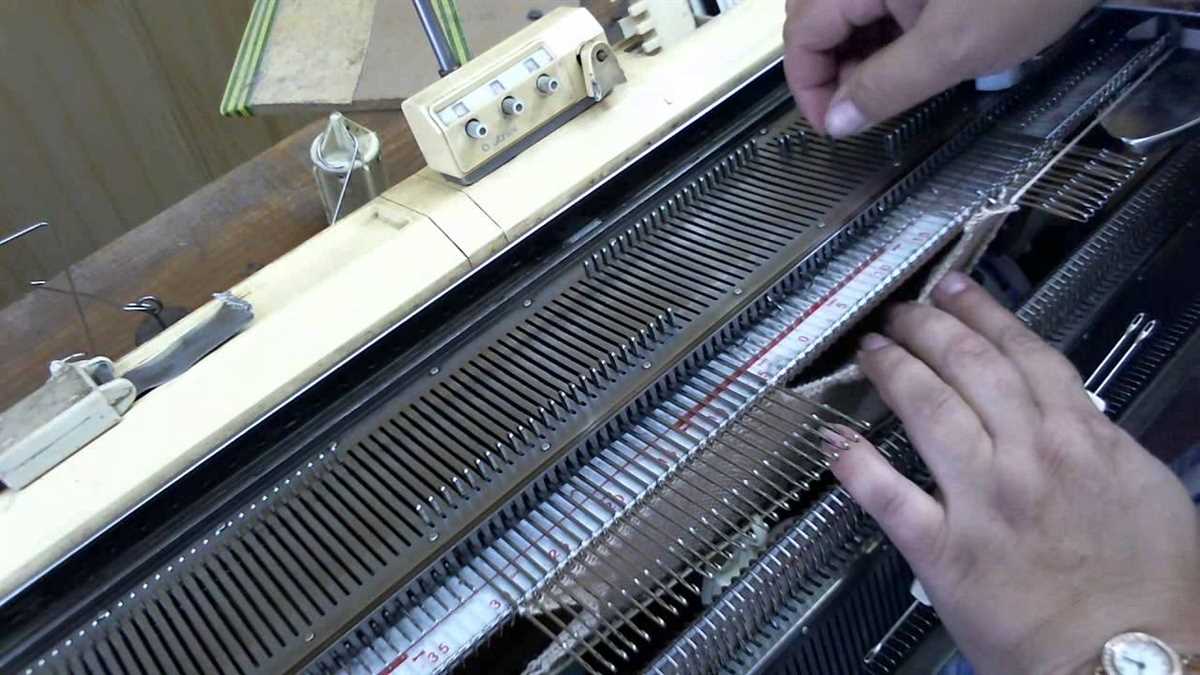 Brother knitting machine sock pattern