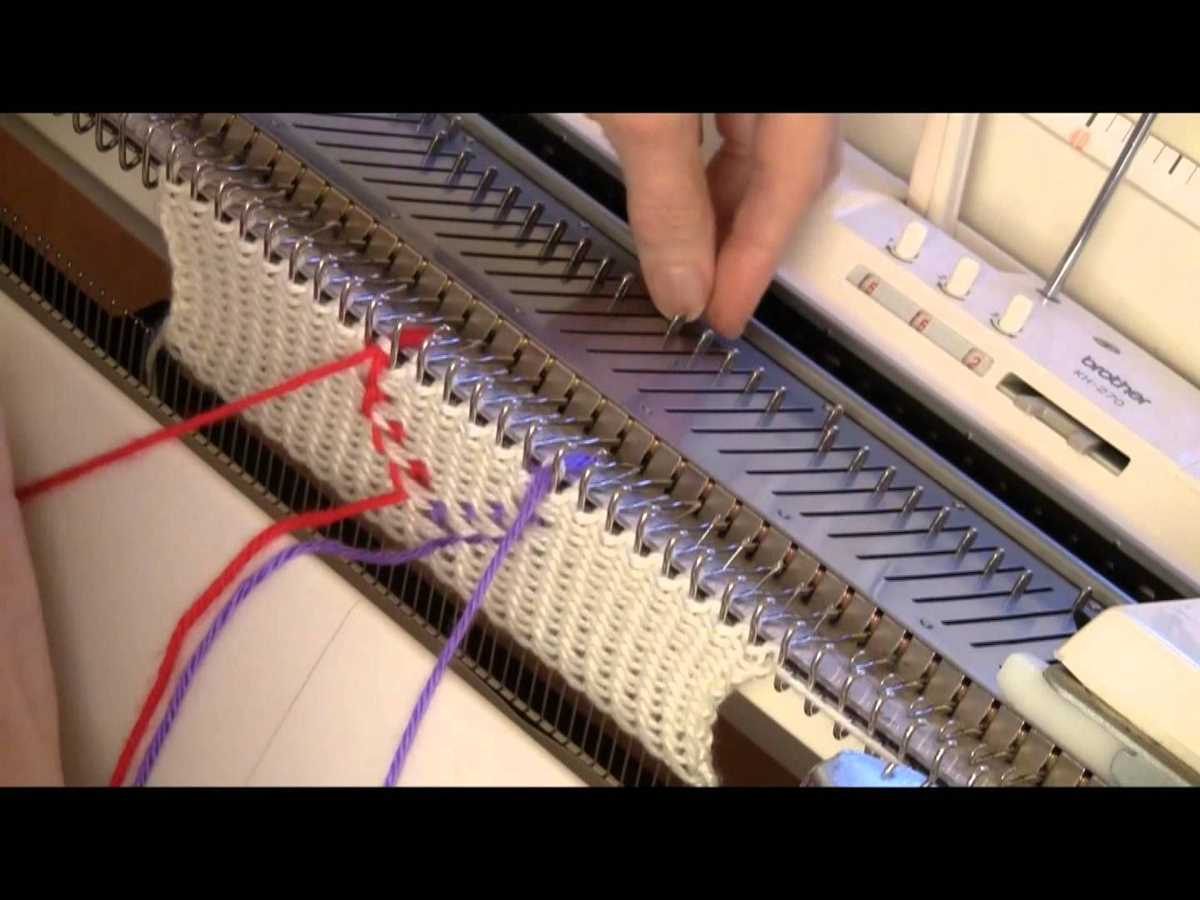 Brother knitting machine sock pattern