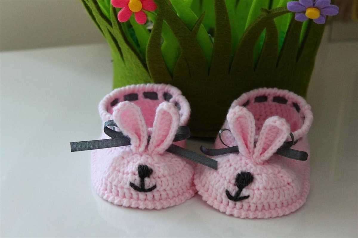 Bunny booties knitting pattern free