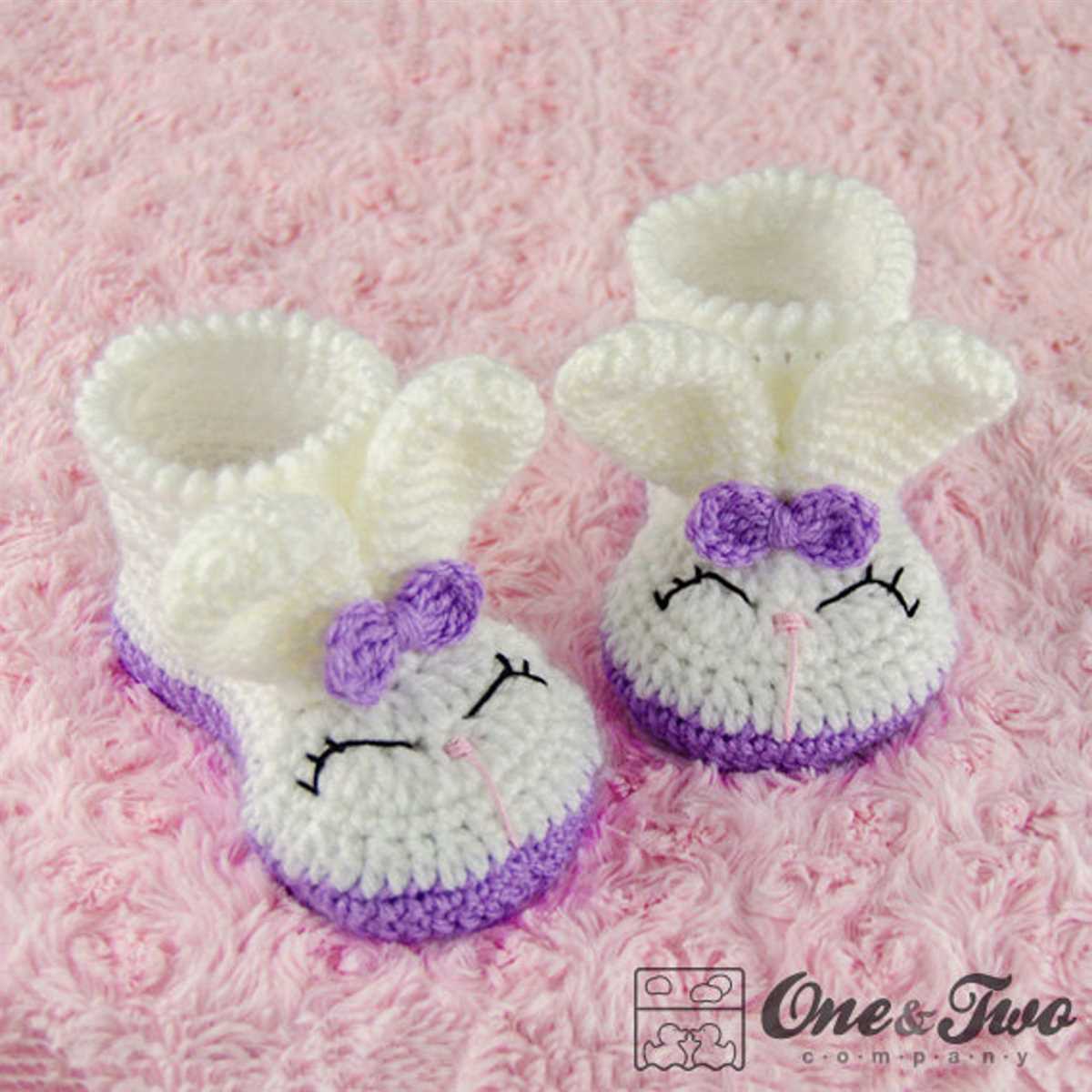 Bunny booties knitting pattern free