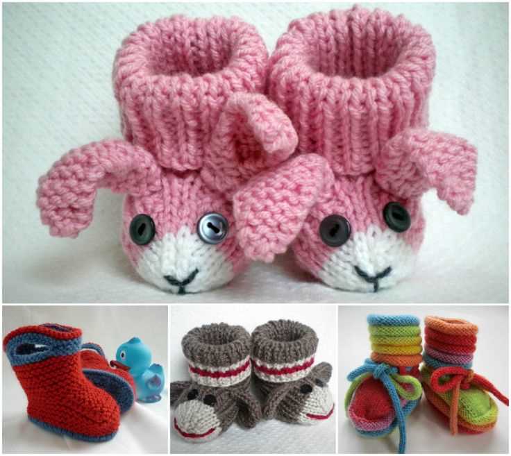 Bunny booties knitting pattern free