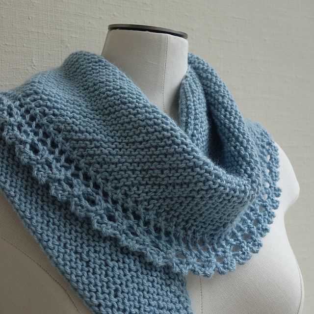 Button shawl knitting pattern