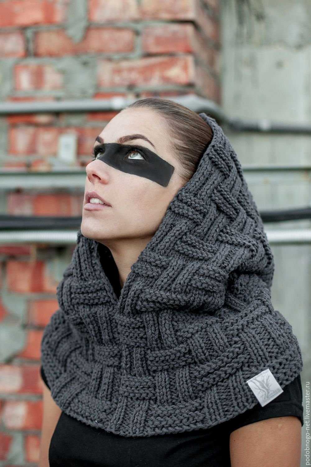 Male snood knitting pattern