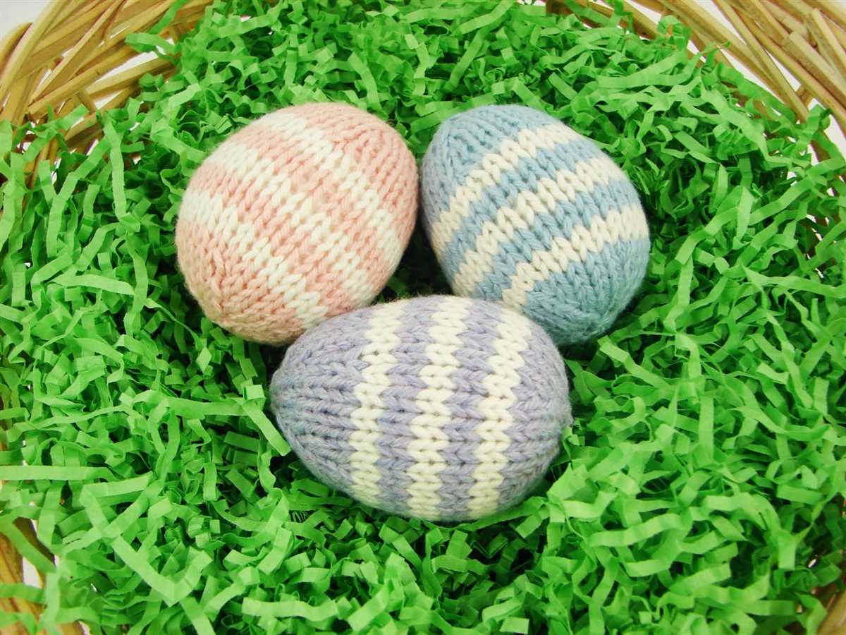 Knitting for easter free patterns