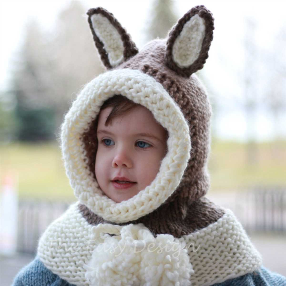 Hood knitting pattern