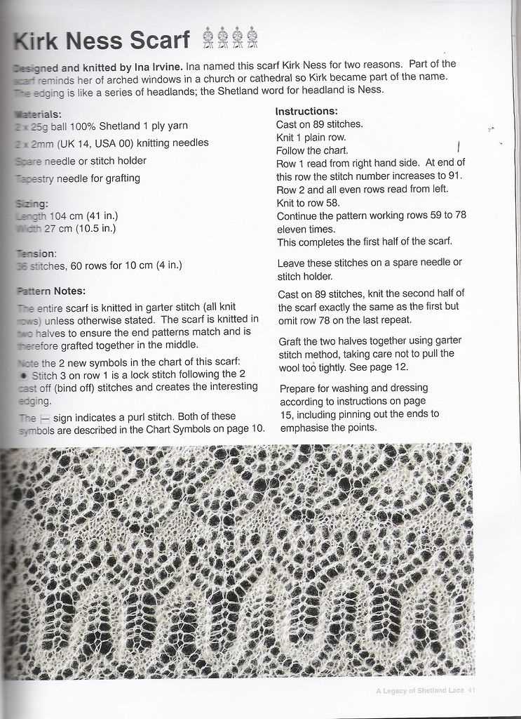 Garter stitch lace knitting patterns